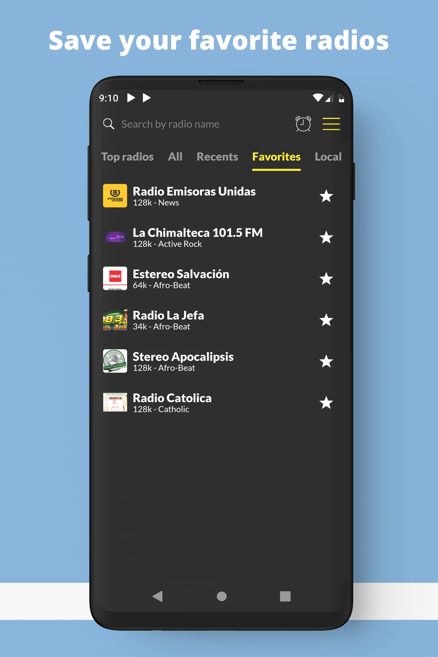 Radio Guatemala FM online screenshot